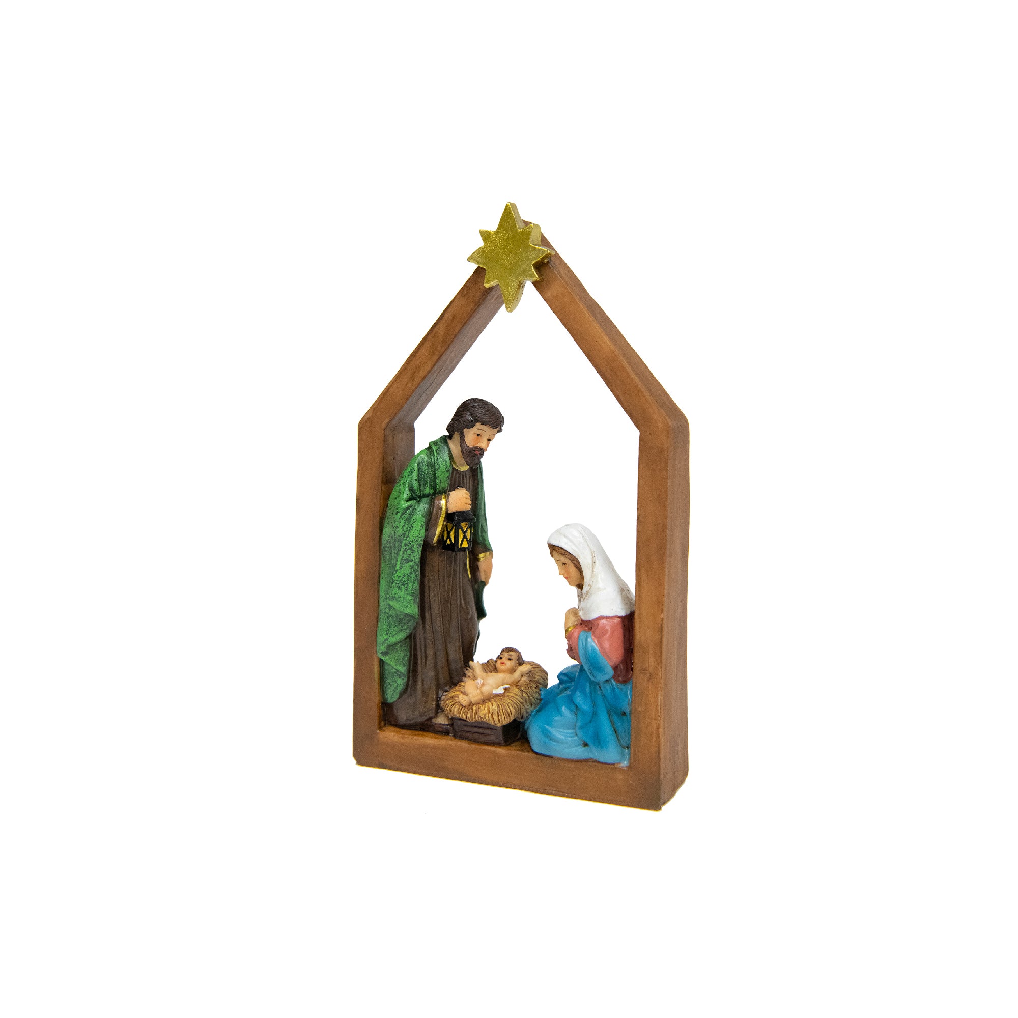 Polyresin Holy Family, Christmas, Figurine, Holiday Decor