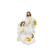 Polyresin Holy Family, Christmas, Figurine, Holiday Decor - Set of 2