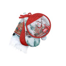 4 Pc Kitchen Set (Santa With Deer On Truck)