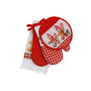 4 Pc Kitchen Set (Gingerbread With Border)