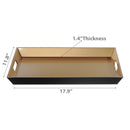 Rect. Serving Tray With Handle (Gold)