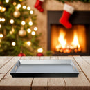 Rect. Serving Tray With Handle (Silver)
