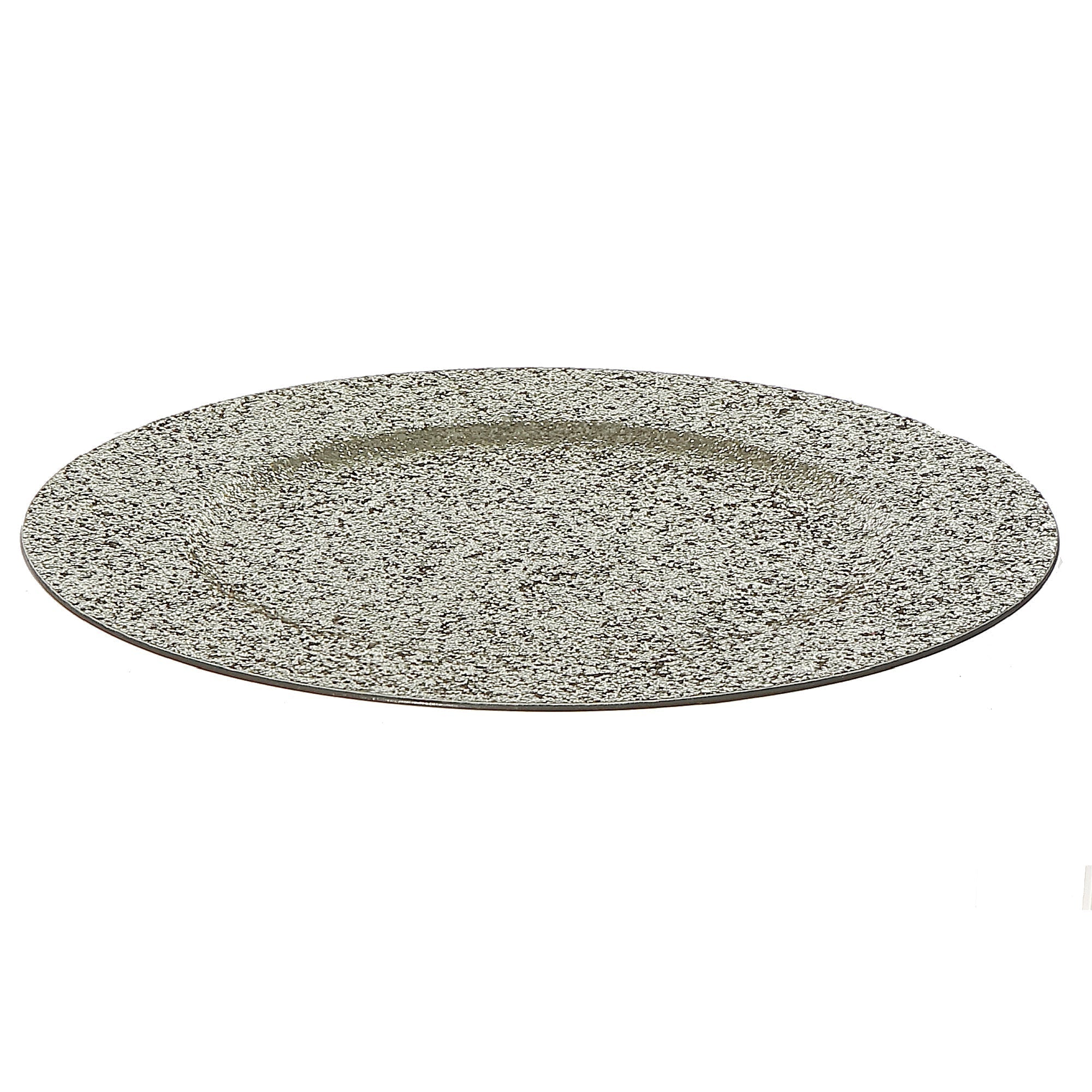 Glitter Charger Plate Set of 12 Champagne 13" – Holiday Tableware, Christmas Dinnerware