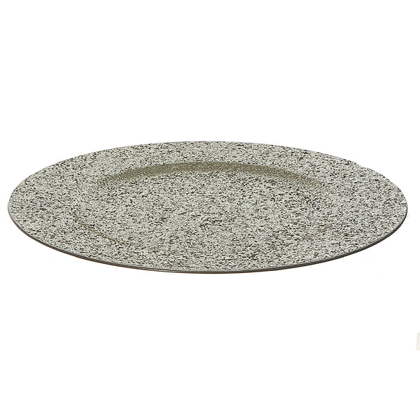 Charger Plate (Glitter) (Champagne) (13") - Set of 12
