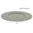 Charger Plate (Glitter) (Champagne) (13") - Set of 12