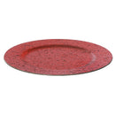 Charger Plate (Glitter) (Red) (13") - Set of 12