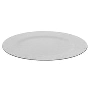Glitter Charger Plate Set of 12 White 13" – Holiday Tableware, Christmas Dinnerware