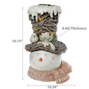 Led Magnesia Snowman With Hat