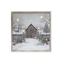 Led Framed Wall Art (Country Barn)