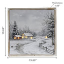 Led Framed Wall Art (Country Road)