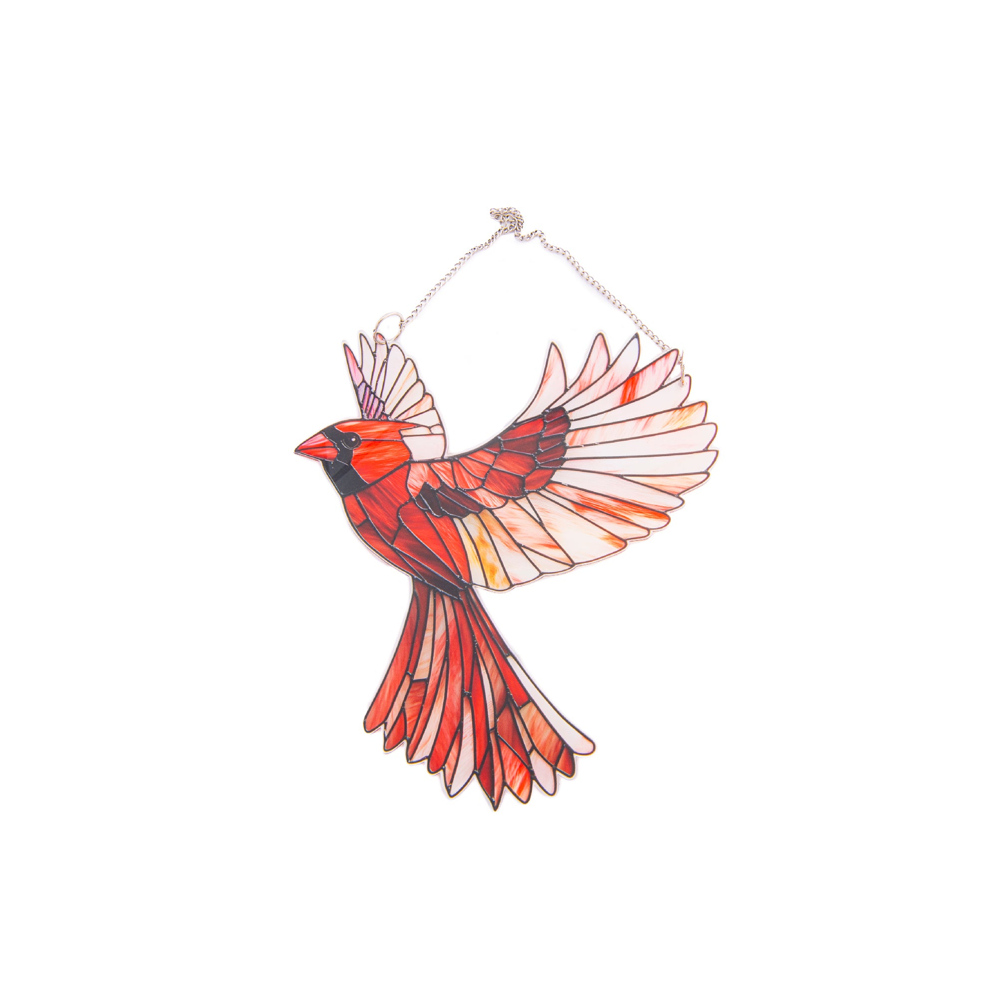 Cardinal Shaped Acrylic Hanger, Christmas, Holiday Decor