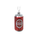 Glass Beer Can Ornament - Set of 12
