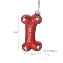 Glass Bone Ornament - Set of 12