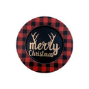 Printed Metal Charger Plate (Merry Christmas ) (13") - Set of 12