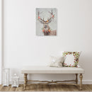 Led Canvas Wall Art (Deer)