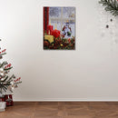 Led Canvas Wall Art Candle and Window