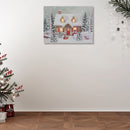 Led Canvas Wall Art House