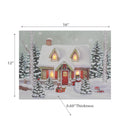 Led Canvas Wall Art House