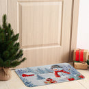Memory Foam Digital Print Mat (Snowman In Forest)