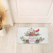 Floral Memory Foam Floor Mat, Kitchen Comfort Mat, Bathroom Floor Mat, Decorative Floor Mat