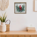 Glass Wall Art Cardinal