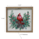 Glass Wall Art Cardinal