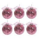 Sparkly Glass Ball Ornament - Set of 4