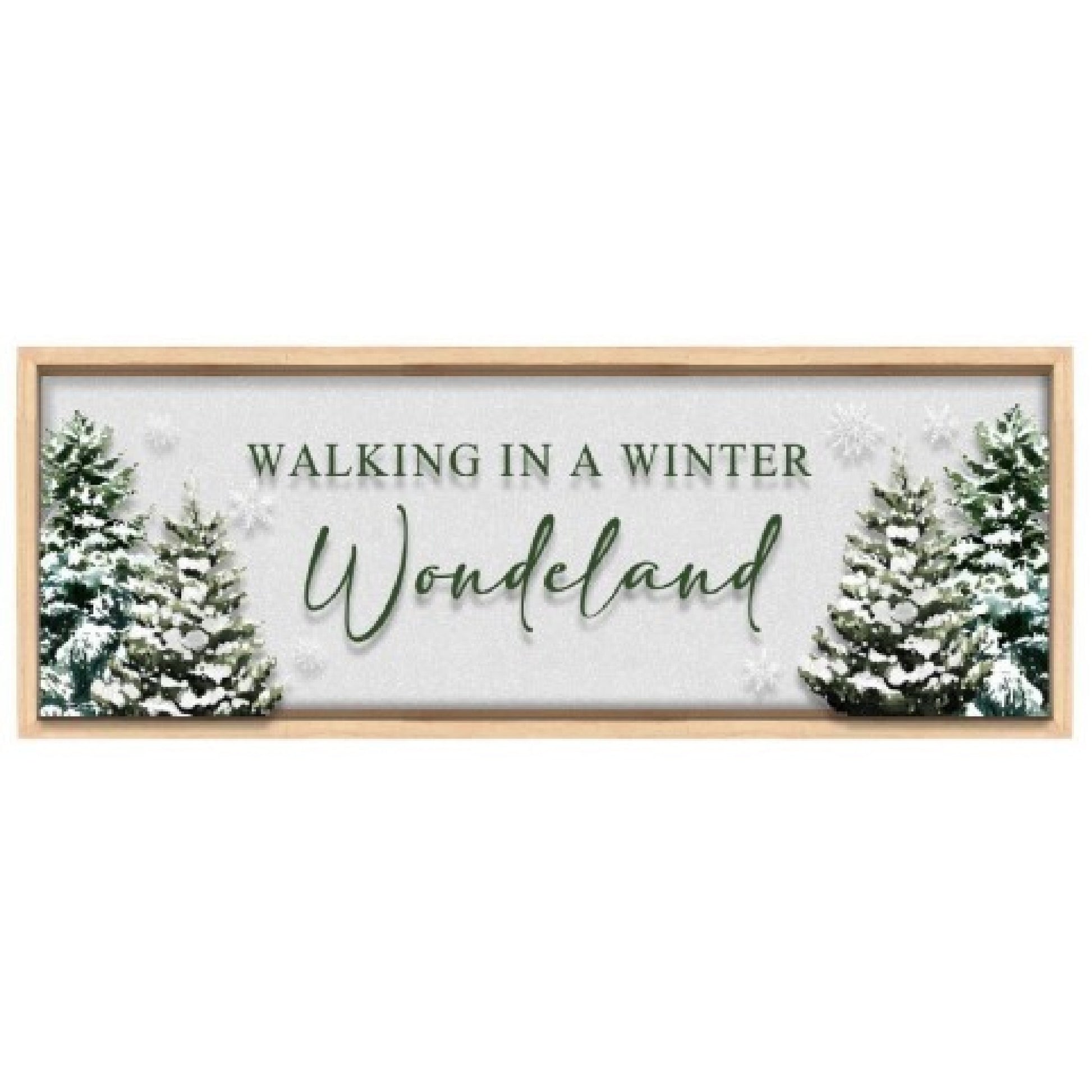 MDF Wall Sign Walking in a Winter Wonderland, Winter, Wall Decor, Holiday Decor