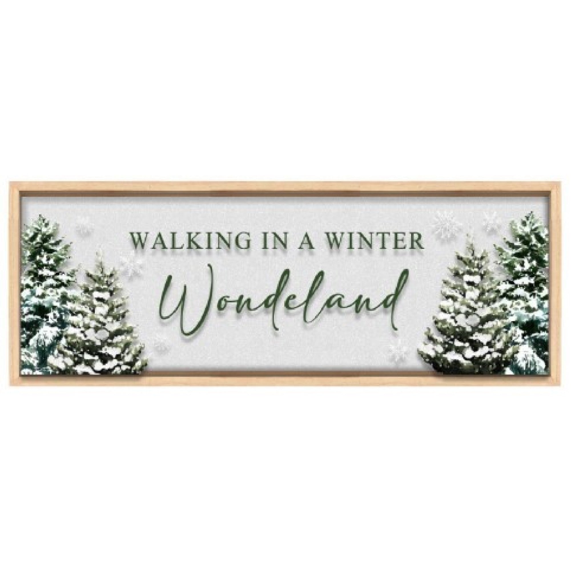 MDF Wall Sign Walking in a Winter Wonderland, Winter, Wall Decor, Holiday Decor