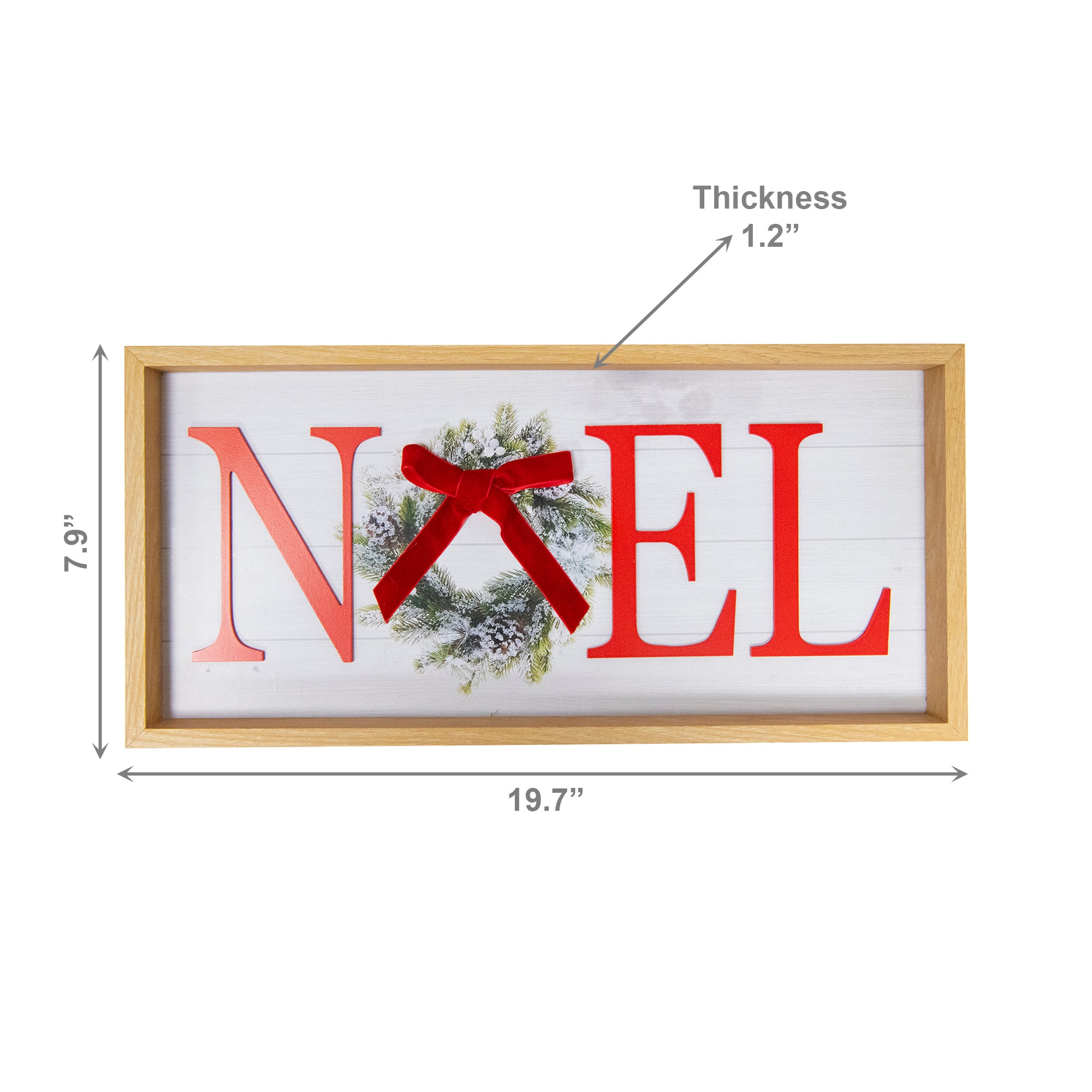 MDF Wall Sign Noel Wreath, Christmas, Wall Decor, Holiday Decor