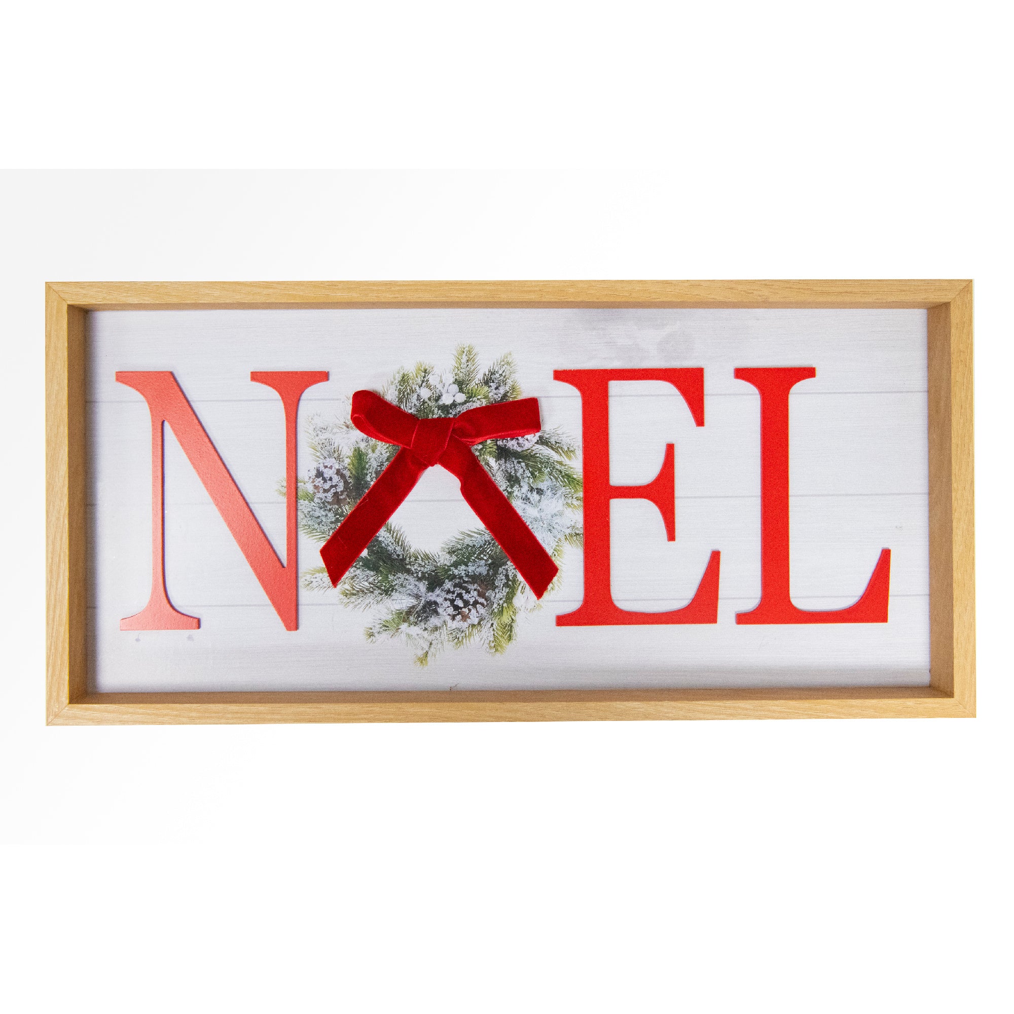 MDF Wall Sign Noel Wreath, Christmas, Wall Decor, Holiday Decor