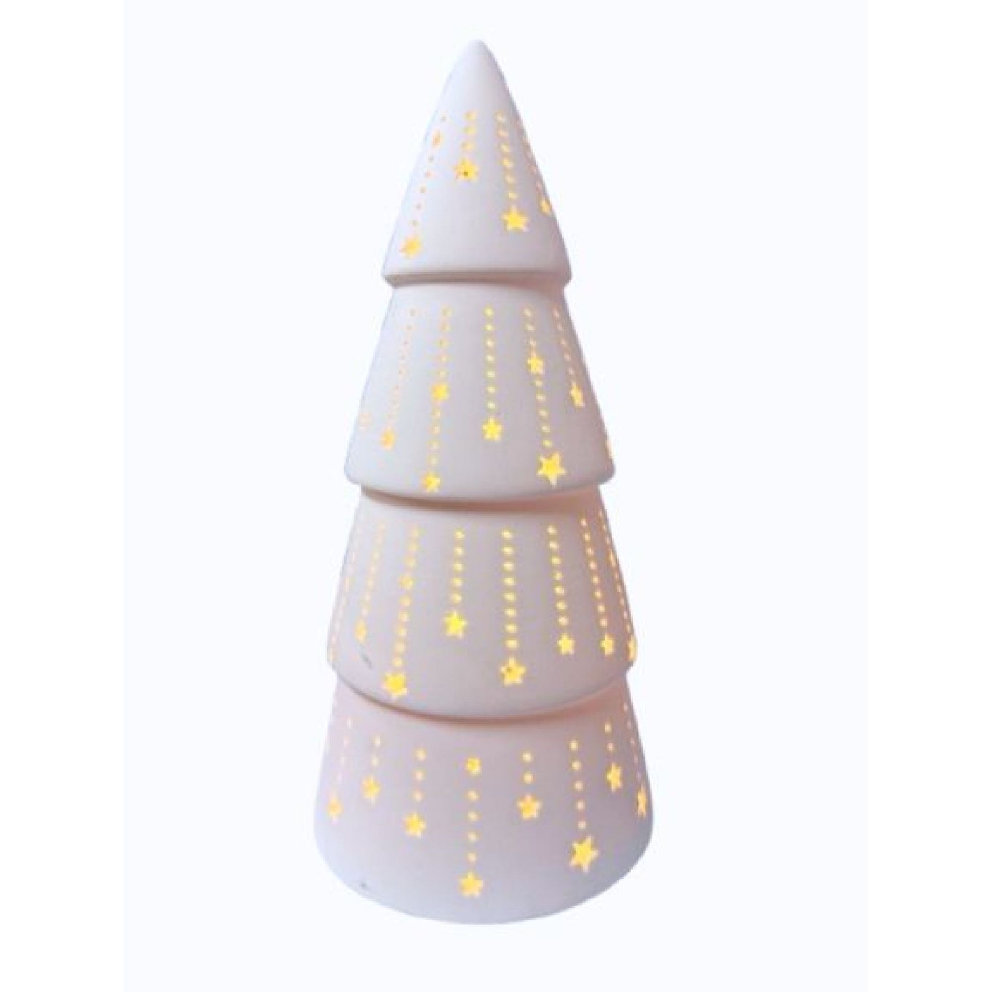 LED Ceramic Tree with Shooting Stars, Christmas, Holiday Decor
