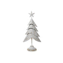 4 Layer Gold And White Star Metal Tree