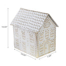 Gold And White Gingerbread Metal House
