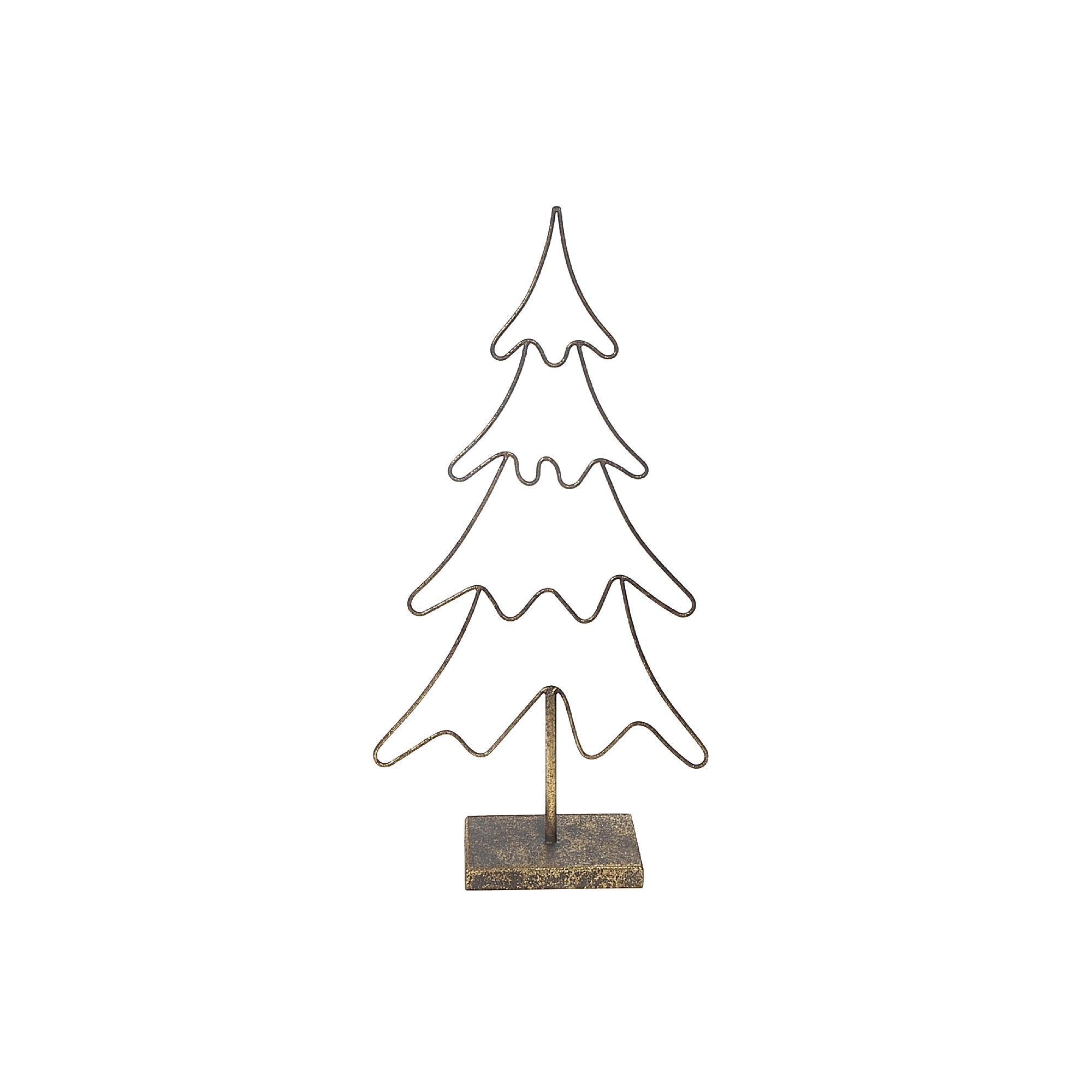 Large Wire Metal Christmas Tree – Holiday Table Decor