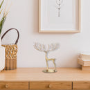 Large Antler Metal Deer Front