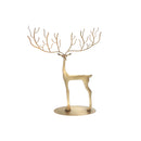 Large Antler Metal Deer Front