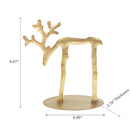 Gold Long Legged Metal Deer