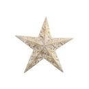 Gold Metal Embossed Star Decor (15.4")