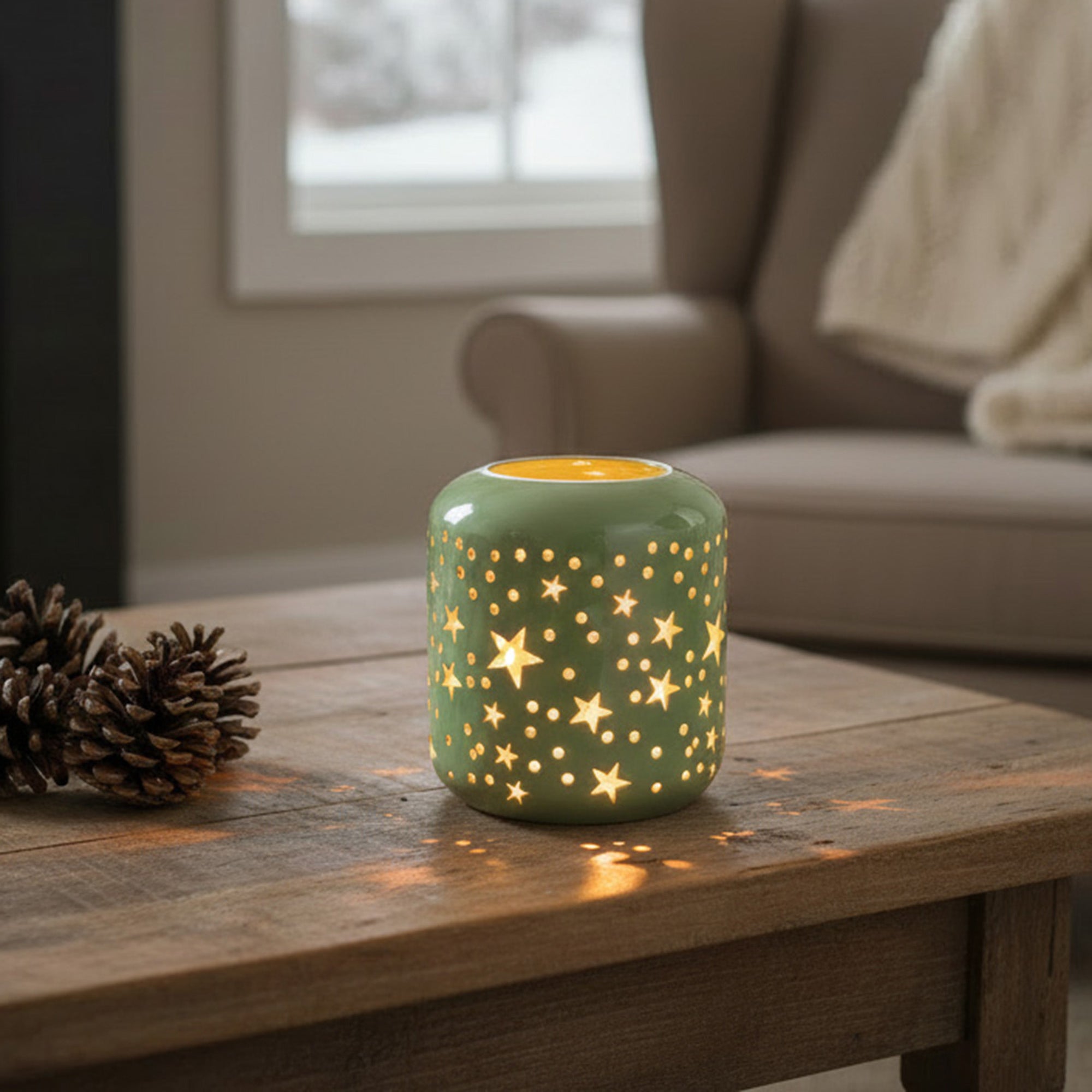 Metal Cutout Candle Holder Stars, Candle Holder, Holiday Decor