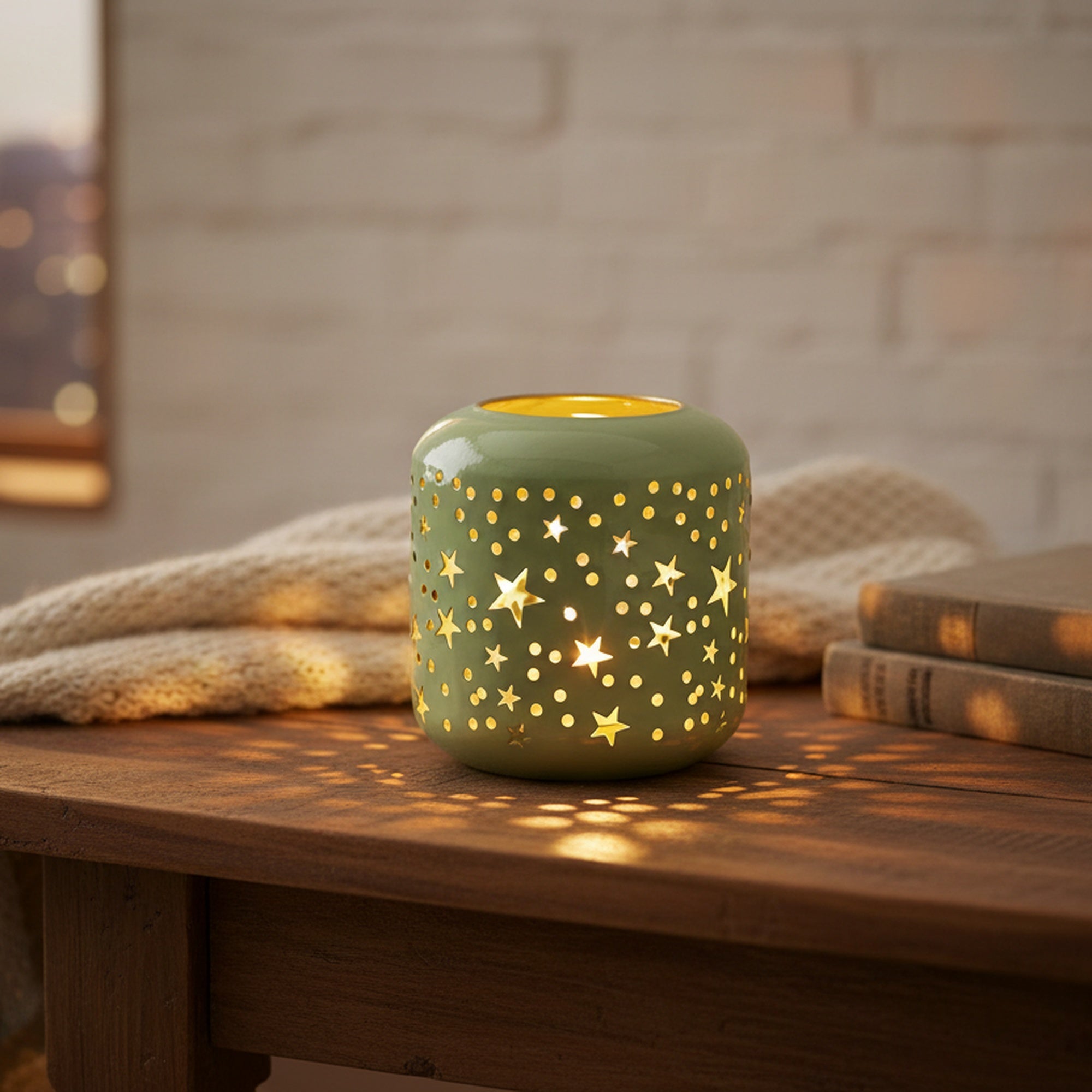 Metal Cutout Candle Holder Stars, Candle Holder, Holiday Decor