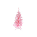 3 Spruce Pink Xmas Tree Pvc 120 Normal Tips W/ Plastic Stand