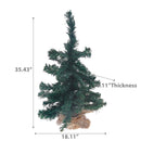 2 Jasper Christmas Tree 60 Normal Tips W/ Burlap