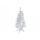 4 White Spruce Xmas Tree Pvc 280 Normal Tips W/Metal Stand