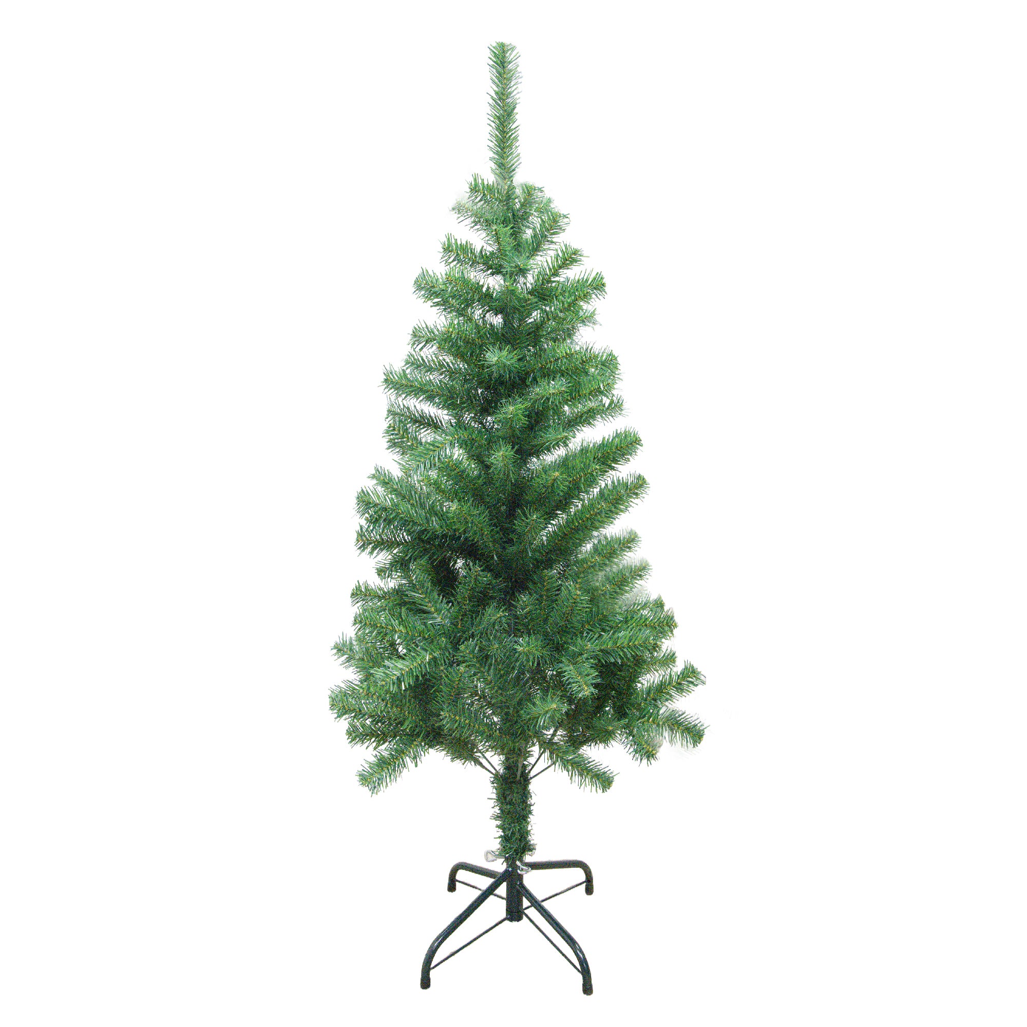 4' Evergreen Christmas Tree 200 Tips with Metal Stand, Christmas, Holiday Decor
