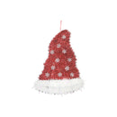 Snowflake Hat Tinsel Ornament - Set of 6