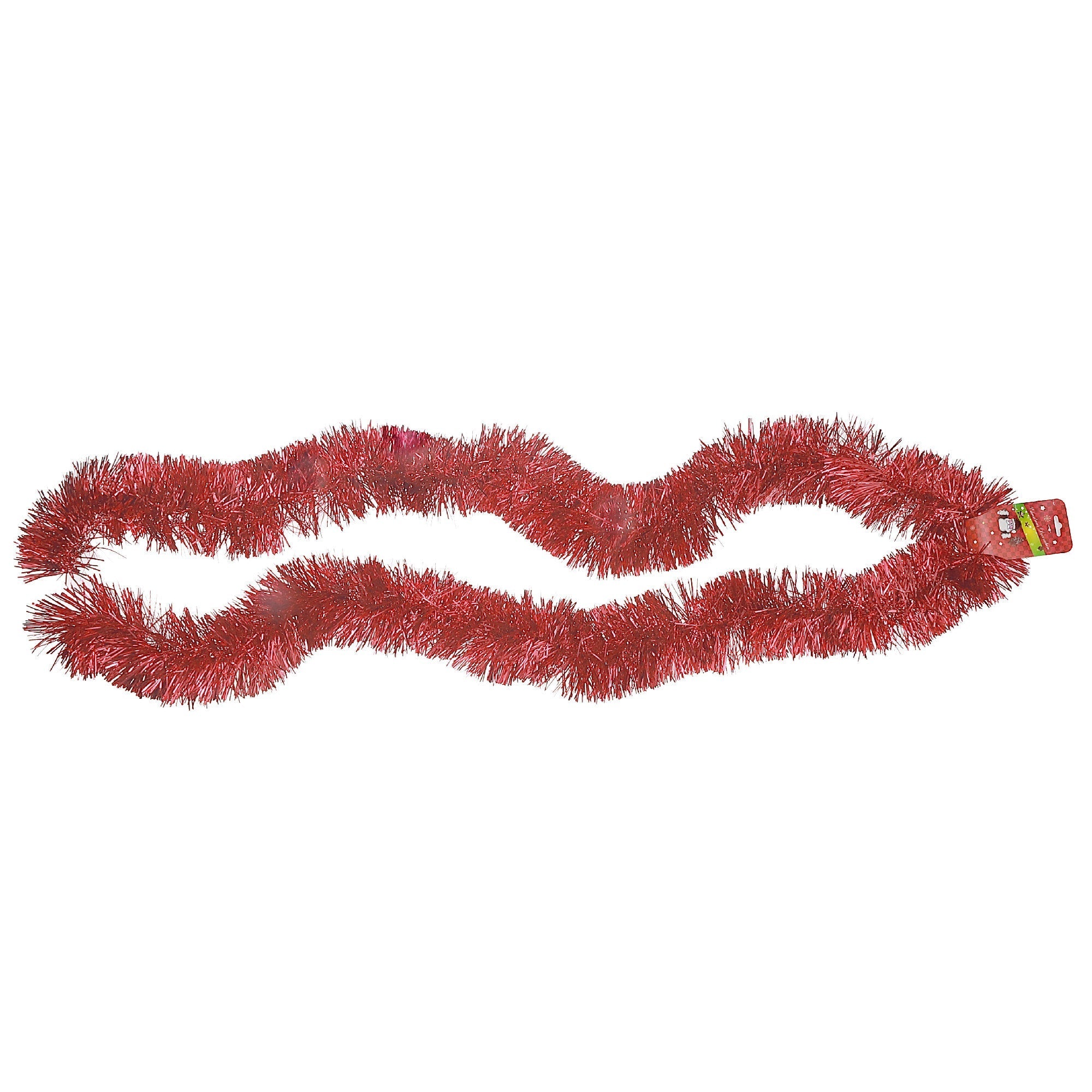 2M Sparkly Tinsel Garland (5-Ply) Set of 12 – Christmas Tree Decoration, Holiday Garland, Festive Sparkling Décor