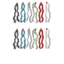 2M Sparkly Tinsel Garland (5Ply) (Asstd) - Set of 12
