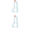 2M Iridescent Tinsel Garland (4Ply) (Asstd) - Set of 12