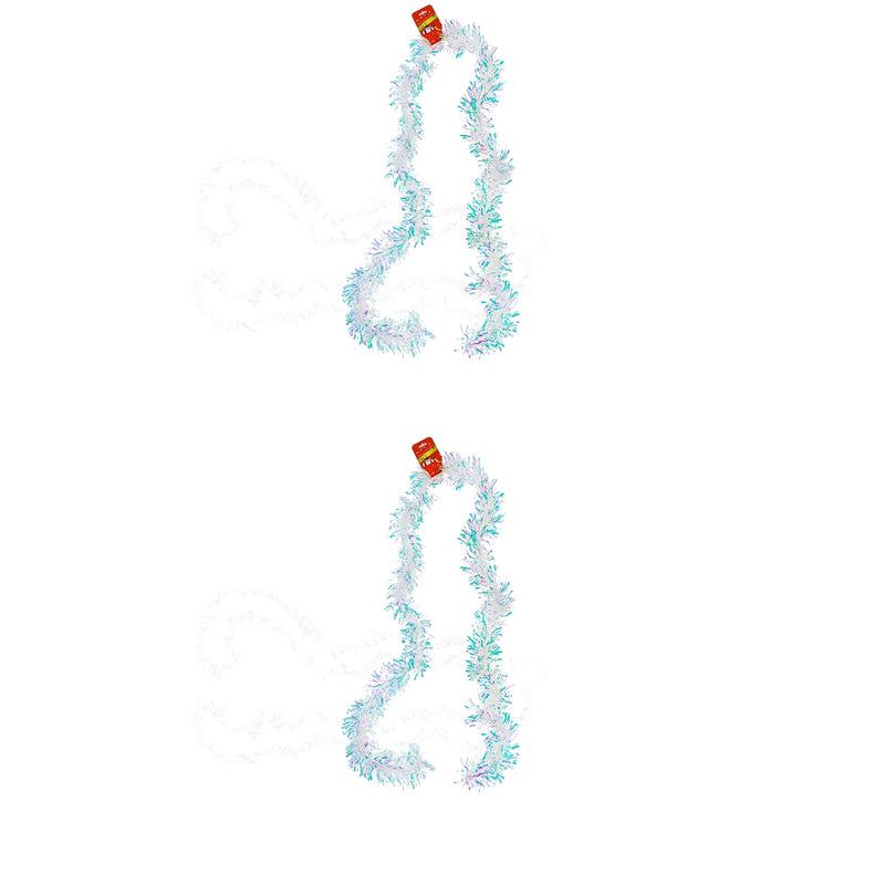 2M Iridescent Tinsel Garland (4Ply) (Asstd) - Set of 12